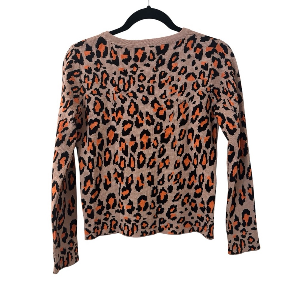 Leopard Print Crewneck Sweater - Picture 3 of 3
